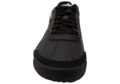 Puma Turino II OG Mens Comfortable Lace Up Casual Shoes Black White
