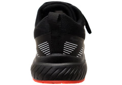 Sfida Switch Kids Boys Adjustable Strap Athletic Shoes Black Red