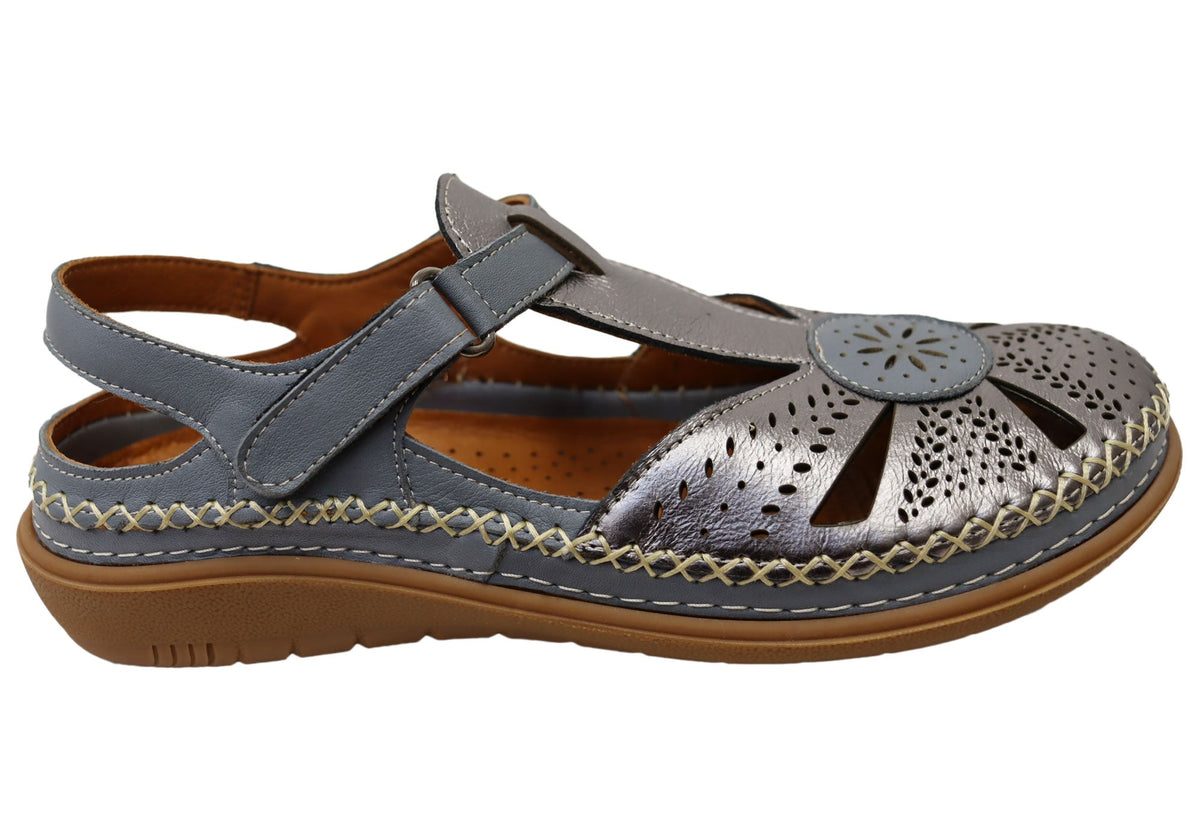 Orizonte Nayomi Womens European Leather Comfortable Shoes