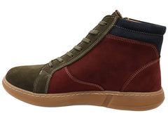 Cabello Comfort Willora Womens Comfort Leather European Ankle Boots