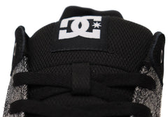 DC Shoes Mens Pure Comfortable Leather Shoes Black Monogram