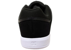 DC Shoes Mens Cure Comfortable Leather Lace Up Shoes Black