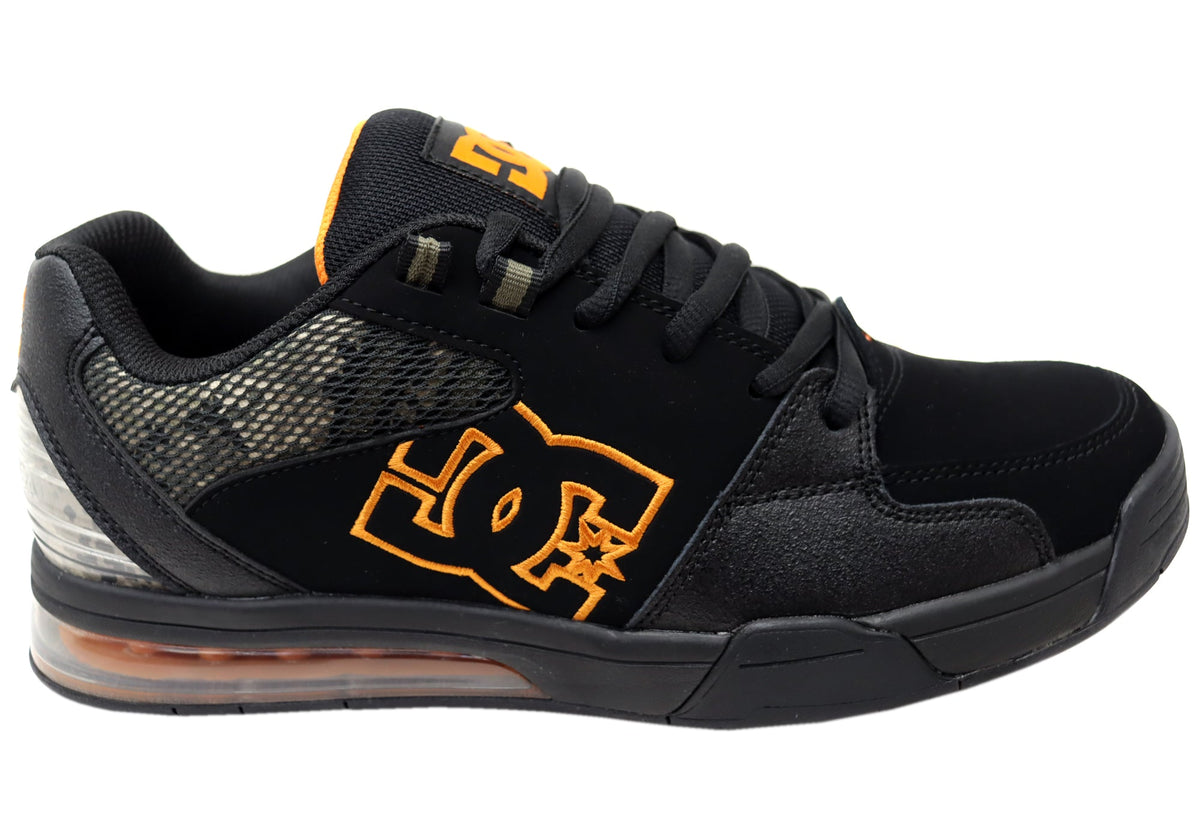 DC Shoes Mens Comfortable Leather Versatile Shoes Army Olive
