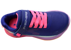 Skechers Kids Girls Wave 92 Imara Lite Comfortable Shoes Navy Multi