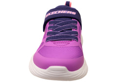 Skechers Kids Infants Girls Dyna Light Comfortable Shoes Purple Blue