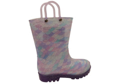 Jellies Mermaid Lights Baby Toddler Kids Girls Light Up Gumboots