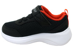 Skechers Kids Infants Boys Selectors Reset Achieved Shoes Black Red