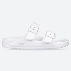 Women's Wide Fit Skechers 111590 Foamies Arch Fit Cali Breeze 2.0 Slippers