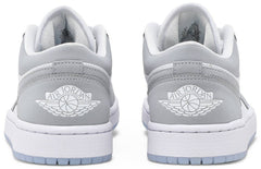 Nike Womens Air Jordan 1 Low Sneakers - 'White Wolf Grey'