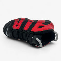 Nike Air More Uptempo PS Black University Red Kids Athletic Sneaker