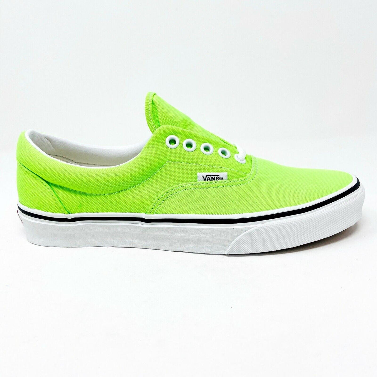 Vans Era (Neon) Gecko Green True White Womens Casual Shoes Sneakers