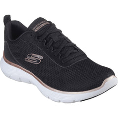 Womens Wide Fit Skechers 150206 Flex Appeal 5.0 Uptake Trainers
