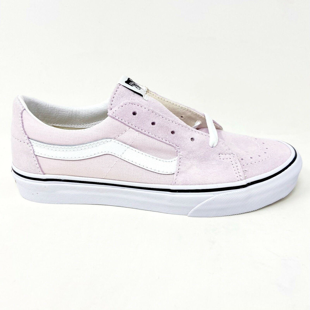 Vans SK8 Low Orchid Ice True White Womens Suede Casual Shoes Sneakers
