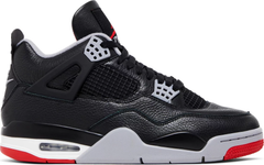 Nike Mens Jordan 4 Retro Sneakers - 'Bred Reimagined'