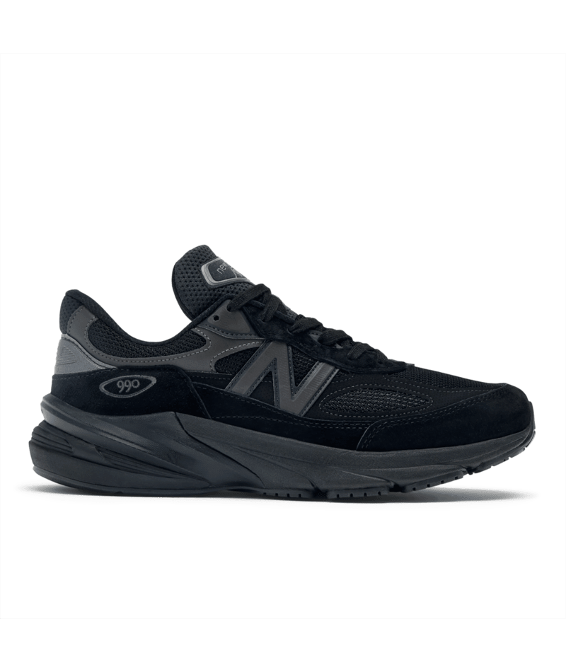 NEW BALANCE U990v6 'made In Usa' Tripple Black Mens Sneakers